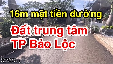 Nền biệt thự ngay giữa trung tâm TP Bảo Lộc / bds ngộp giá rẻ.