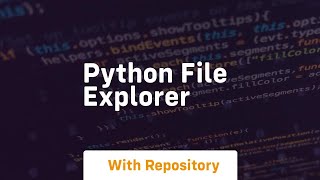 python file explorer