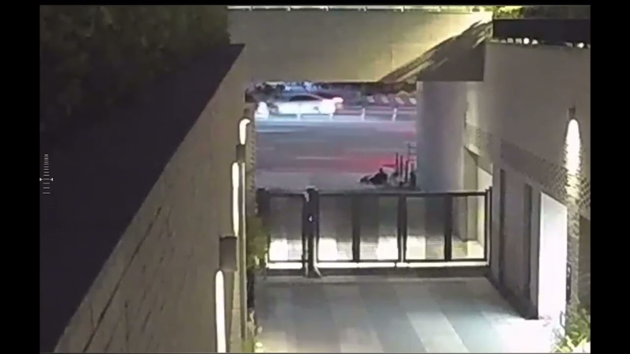 BTS Suga e-scooter accident: REAL CCTV FOOTAGE - YouTube