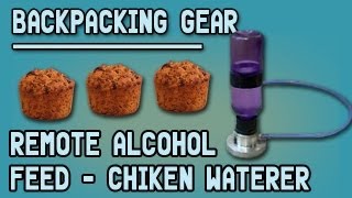 Chicken feeder for alcohol stove rebuild