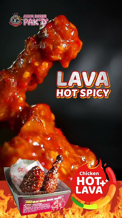 Udah nyobain chicken hot lava Ayam Bakar Pak D?Cuma 15 Rb Kamu Busa Dapetin 1 Porsi Chicken Hot Lava