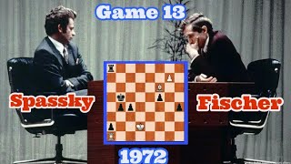 Boris Spassky vs Bobby Fischer | World Championship Match (1972) rd 13 #chess