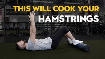 Foam Roller Cocontraction Hamstring Bridge (This Will COOK Your Hamstrings)