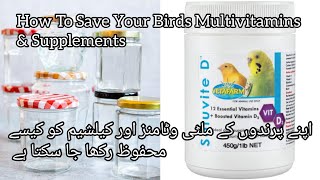 How To Save Your Love Birds Multivitamins & Supplements season & Out of Season.| A&A Avairy screenshot 4