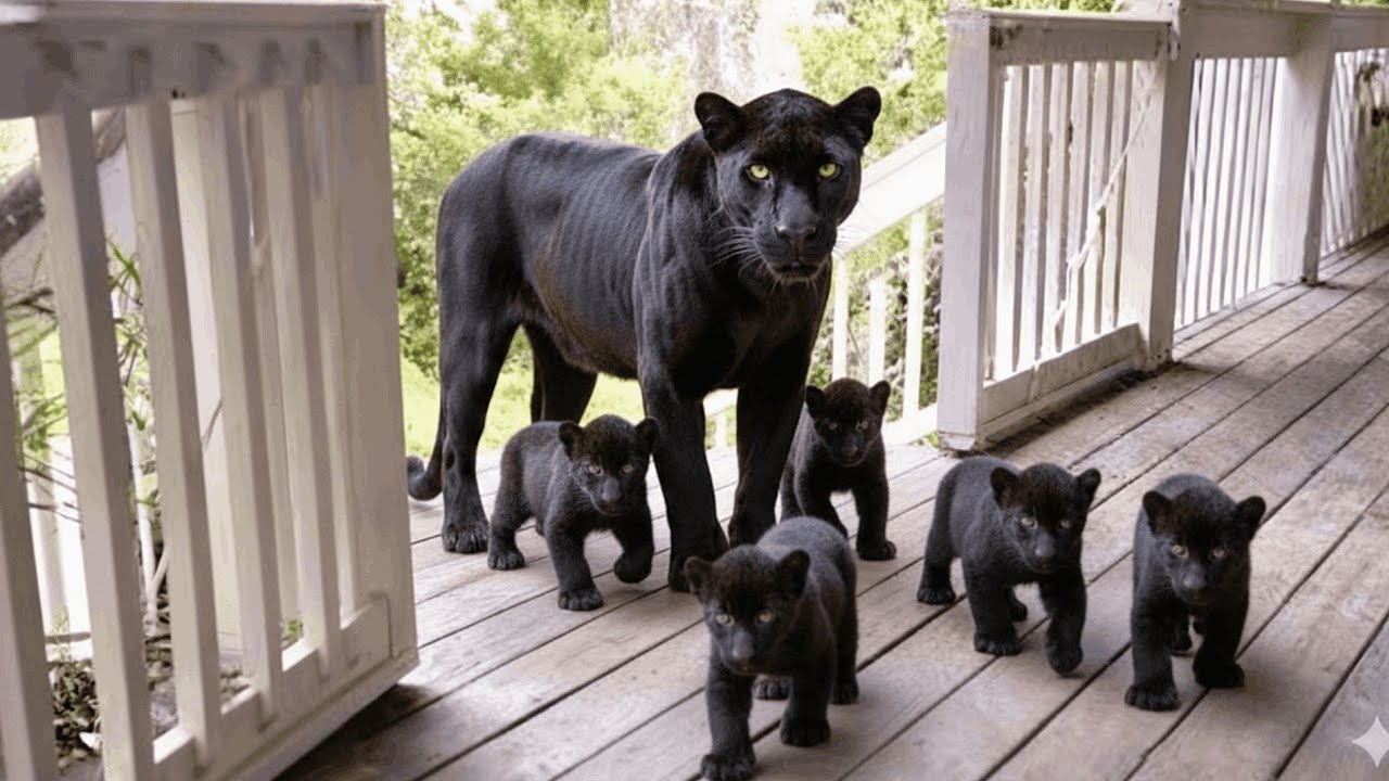 A Pregnant Black Panther Walked Into a Woman’s Home for Help — What Happened Next Was Unbelievable