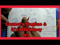 Derivation for work done in carnots engine and its efficiency  lecture 1 in hindi