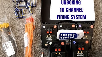 Unboxing 10 channel fireworks firing system / Pyro.Fire zündanlage / vuurwerk schietsysteem
