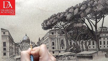 How to Draw a House presented by Drawing Academy .com 43-2