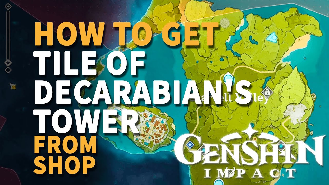 How to get Tile of Decarabian's Tower Genshin Impact - YouTube
