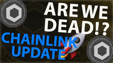#LINK ARE WE DEAD!?!? | #CHAINLINK PRICE PREDICTION 2022 | LINK PRICE PREDICTION | LINK ANALYSIS