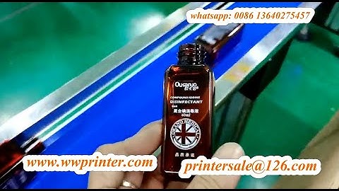 2 Color Screen Printer for Square Plastic Bottle  Decorating LED UV CNC02