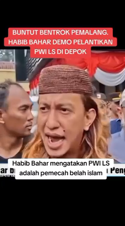 Habib bahar demo  pelantikan pwi ls depok.#soko channel.