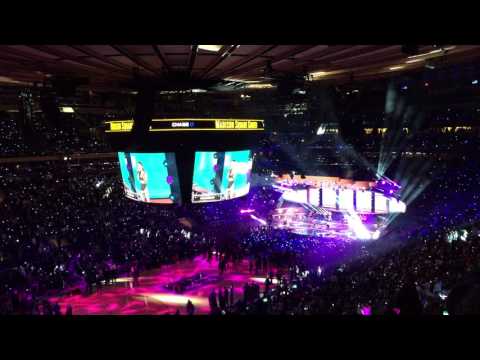 NBA 2015 All Star Game New York NYC Ariana Grande Nicki Minaj 