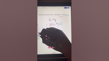 Algebraic substitution |Maths Help #mathsshorts #educational #mathshelp