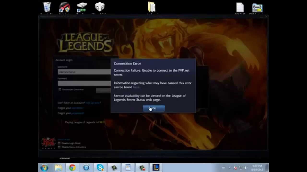 league of legends connection fix - YouTube