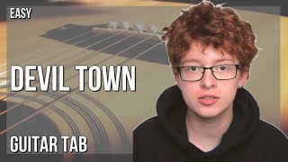 Guitar Tab: How to play Devil Town by Cavetown