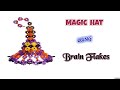 How to build a magic hat using brain flakes  brain flakes ideas for kids