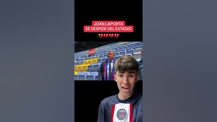 EL PRESIDENTE DEL BARÇA SE DESPIDE DEL CAMP NOU