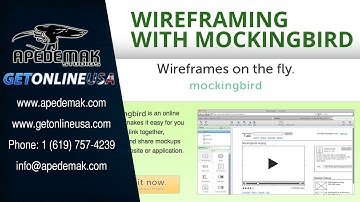 Wireframing With GoMockingBird.com