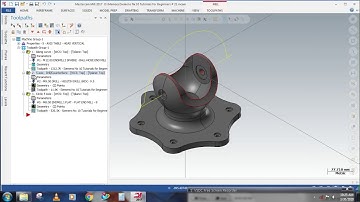 Master cam 2017, Maltiaxis 5 Axis programming  pattern (along curve )#Mastercam #mastercam5axis