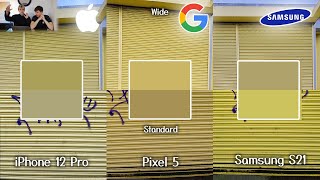 iPhone 12 Pro vs Samsung S21 vs Pixel 5 Camera Comparison(Standard, Wide, Night, Zoom, Audio, Video) screenshot 1
