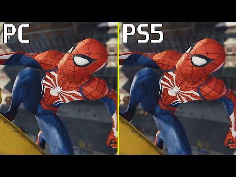 Marvel's Spider-Man PC vs PS5 Early Graphics Comparison