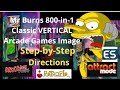 RetroPie - Mr Burns 800-in-1 Classic VERTICAL Arcade Games Image
