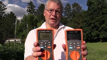 Agilent U1272A vs U1273A Sunshine test