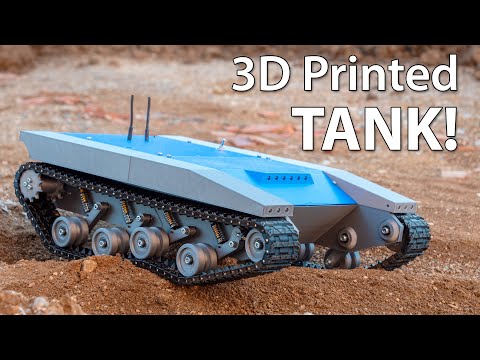 Fully 3D Printed TANK - Tracked Robot Platform