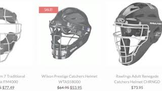 Catchers Face Mask | Baseball Bargains