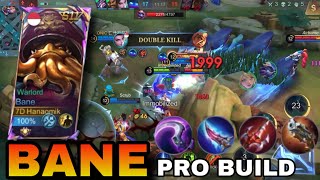 Broken Damage Bane Exp Lane! | Top 1 Build | Mobile legends