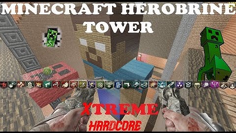 HARDCORE MODE Minecraft Herobrine Tower Black Ops III Custom Zombies