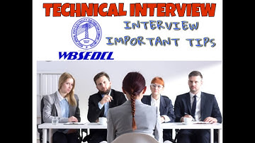 WBSEDCL OE&JOT INTERVIEW TRIPS//INTERVIEW QUESTIONS FOR IT RECRUITER#technicalinterview#Bengali