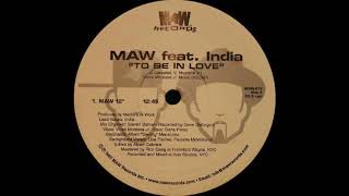 Masters At Work ft India - To Be In Love (Original Mix) MAW Records 1997