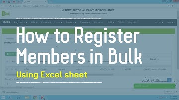 How to register Members On Jisort Sacco management System