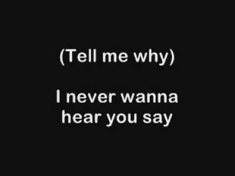 Backstreet Boys - I want it that way (Lyrics)