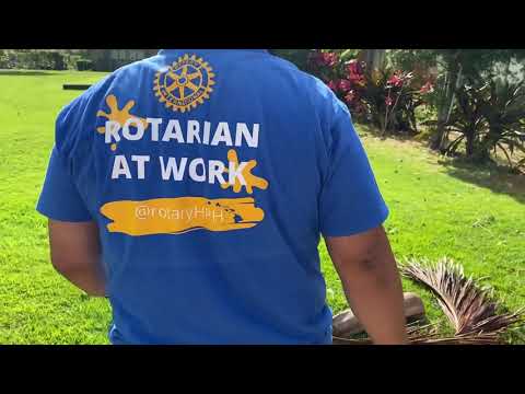 Hawaii Rotary Days of Service at Waiau Elementary School - Multi-Club Service Project