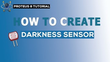 [ Proteus 8 Tutorial ]How to Create Darkness Sensor!