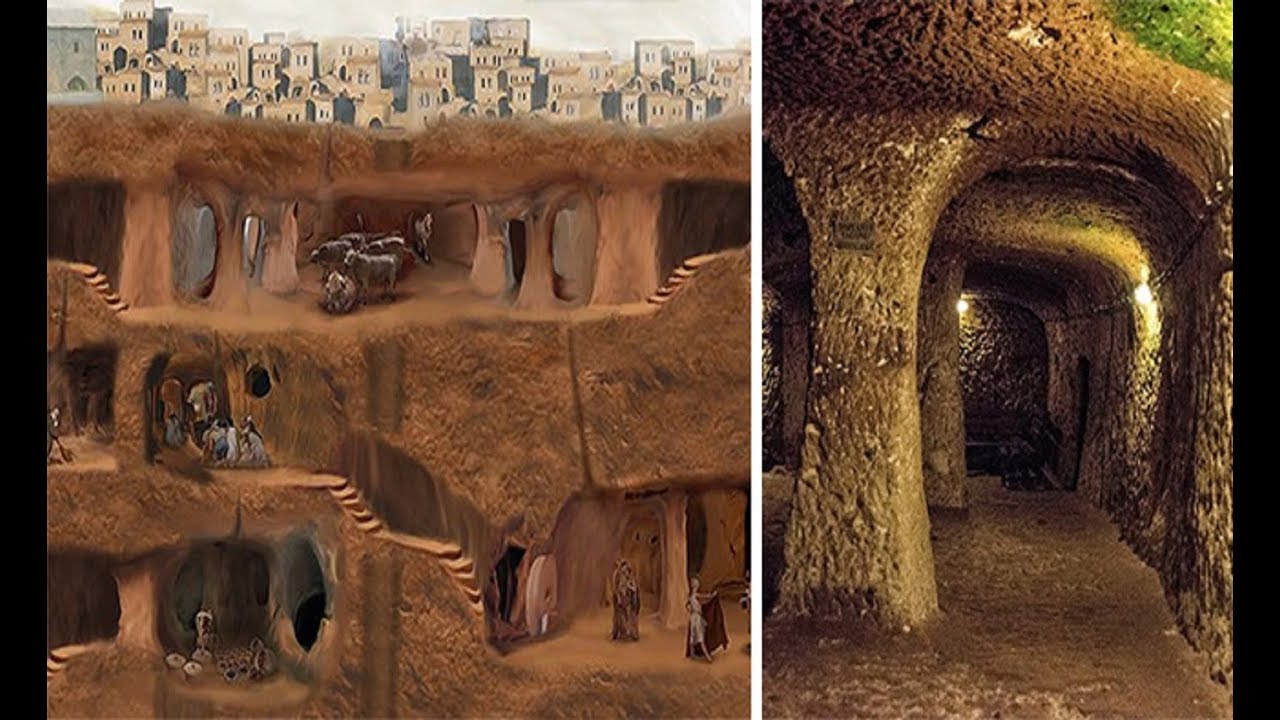 A cidade subterrânea na Turquia, onde já viveram mais de 20 mil Pessoas