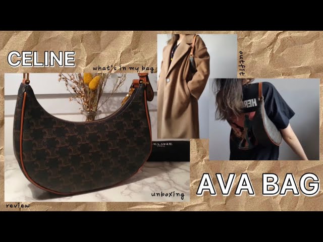 CELINE AVA BAG, UNBOXING - REVIEW - WHAT'S IN MY BAG 2021 - LOOKBOOK