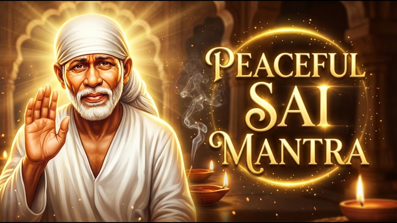 Peaceful Sai Baba Meditation Mantra | Divine Energy Chanting #saibaba