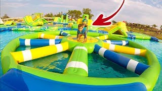 PARC AQUATIQUE GONFLABLE AQUAPARK - Water Park 100% Fun !