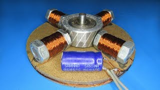 Experiment , How to make Induction motor