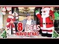 Diy/8 adornos navideños 2020 decorando casa adentro y fuera