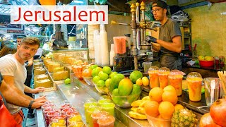 Jerusalem. Mahane Yehuda Market. I Try Halva from Local Producers