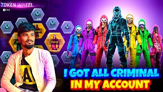 😭கதறி அழுத GT KING😭 || FREE FIRE NEW TOP CRIMINAL RING SPIN VIDEO TAMIL