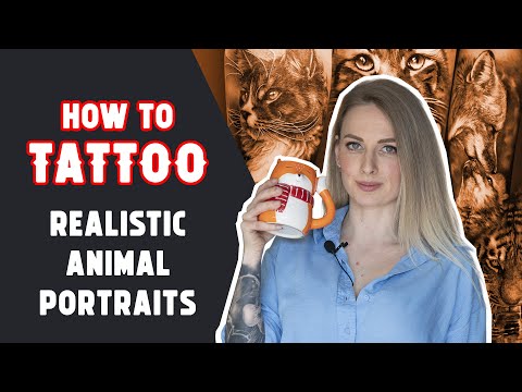 How to Tattoo Realistic Animal Portraits With Angelique Grimm | Tattoo Tutorial