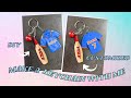 How to make keychain from clay | Customised handmade gifts 🎁 | DIY Keychain