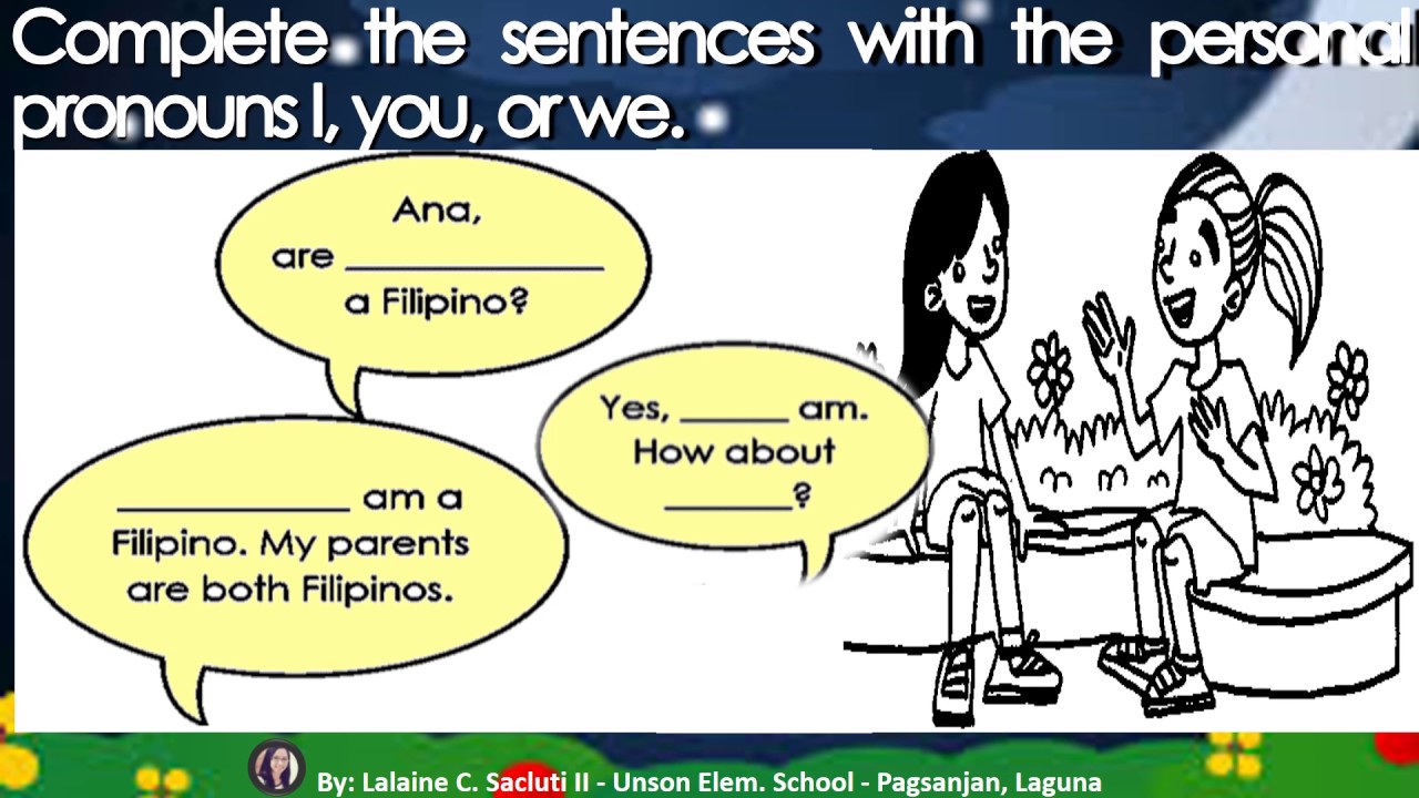 Unit 1 Lesson 34 Using Personal Pronouns - YouTube