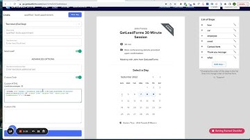 GetLeadForms  How to embed Calendly